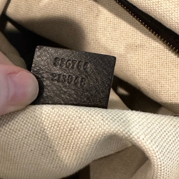 Vintage Gucci Brown Leather Shoulder hobo Bag - Picture 12 of 16